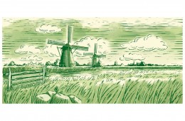 Illustratie voor Landana kaas
